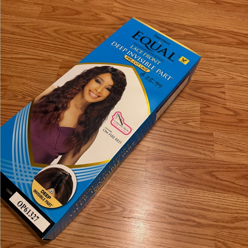 Lace Front Wig - Deep Invisible Part - Dark Red